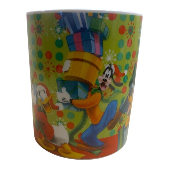 Disney Mickey Mouse Santa Holiday Christmas Ceramic Coffee Cup Tea Mug - Picture 3 of 7